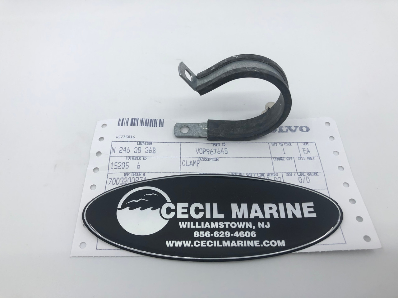 $49.88* GENUINE VOLVO no tax* CLAMP 967645 *Special Order 10 To 14 Days For Delivery