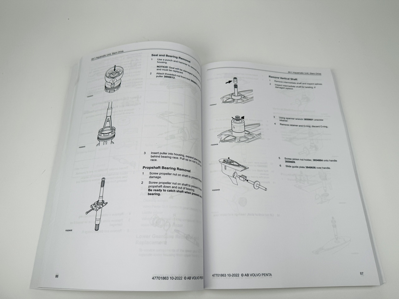 $29.99* DIGITAL DOWNLOAD VERSION GENUINE VOLVO SERVICE MANUAL FOR SX-A DPS-A, B, C, D & FORWARD FACING OUTDRIVES *In Stock & Ready To Ship!