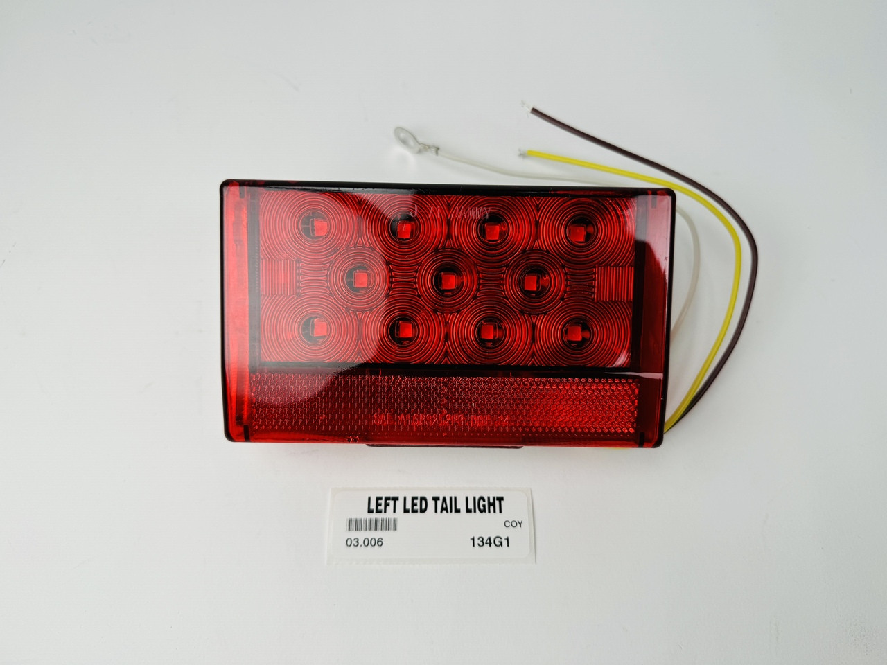 LEFT LED TAIL LIGHT COYOTE / CHAPARRAL, VORTEX & ROBALO TRAILERS