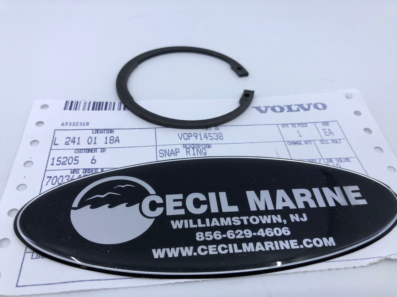 $19.99* GENUINE VOLVO SNAP RING 914538  *In Stock & Ready To Ship!