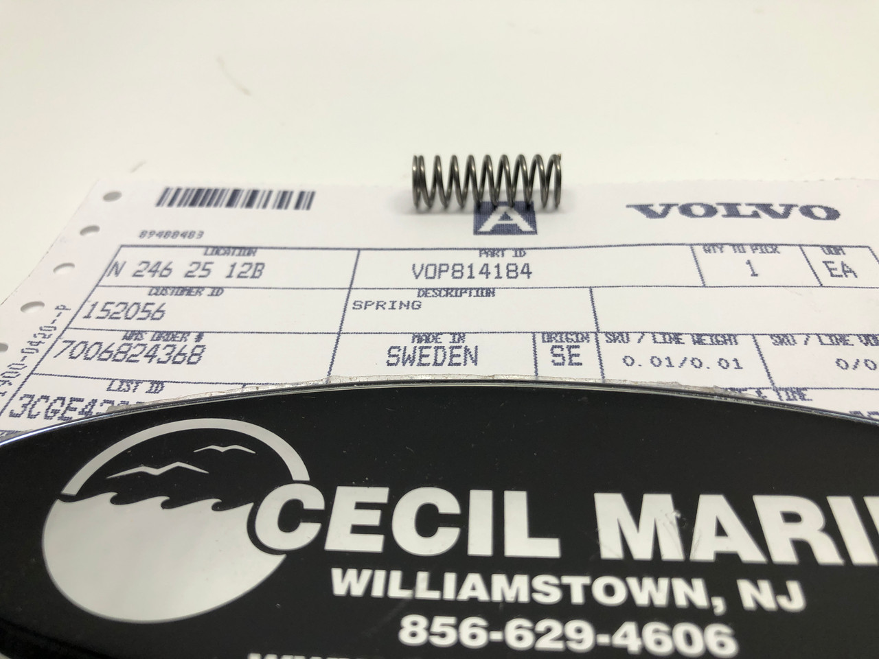 $9.99* GENUINE VOLVO SPRING 814184 *In Stock & Ready To Ship