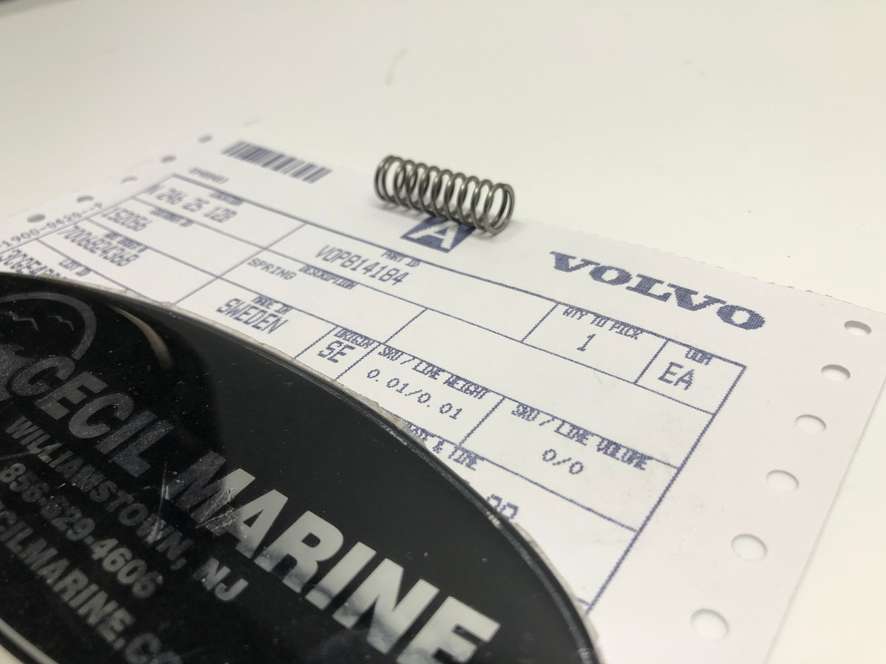 $9.99* GENUINE VOLVO SPRING 814184 *In Stock & Ready To Ship