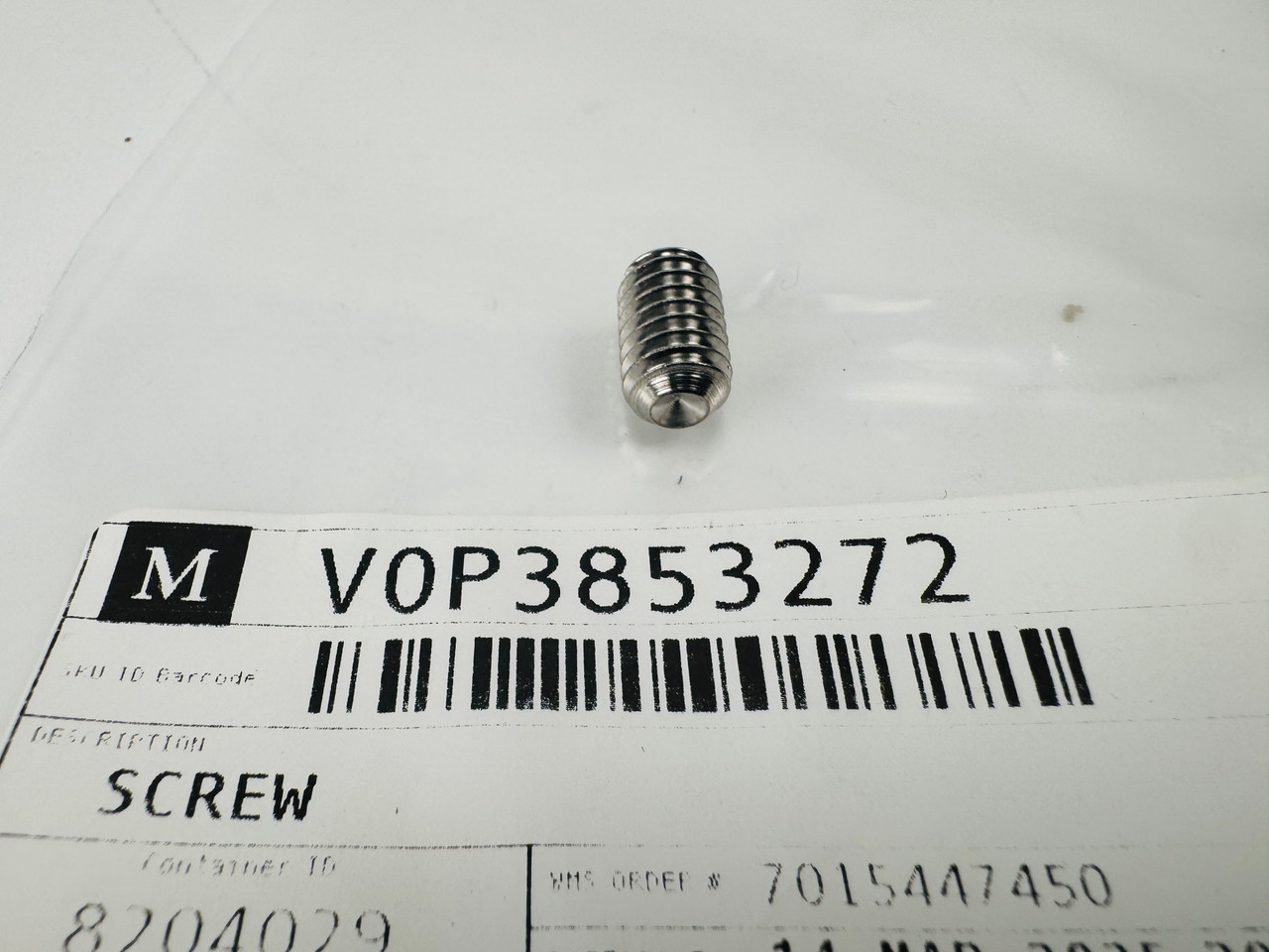 $9.99* GENUINE VOLVO SCREW 3853272  *In Stock & Ready To Ship