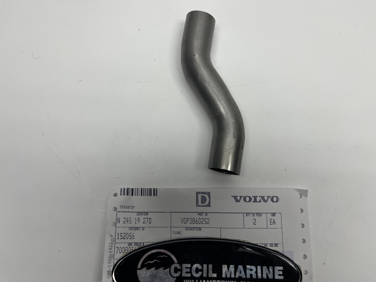 $89.99* GENUINE VOLVO no tax* TUBE 3860252 *In Stock & Ready To Ship!