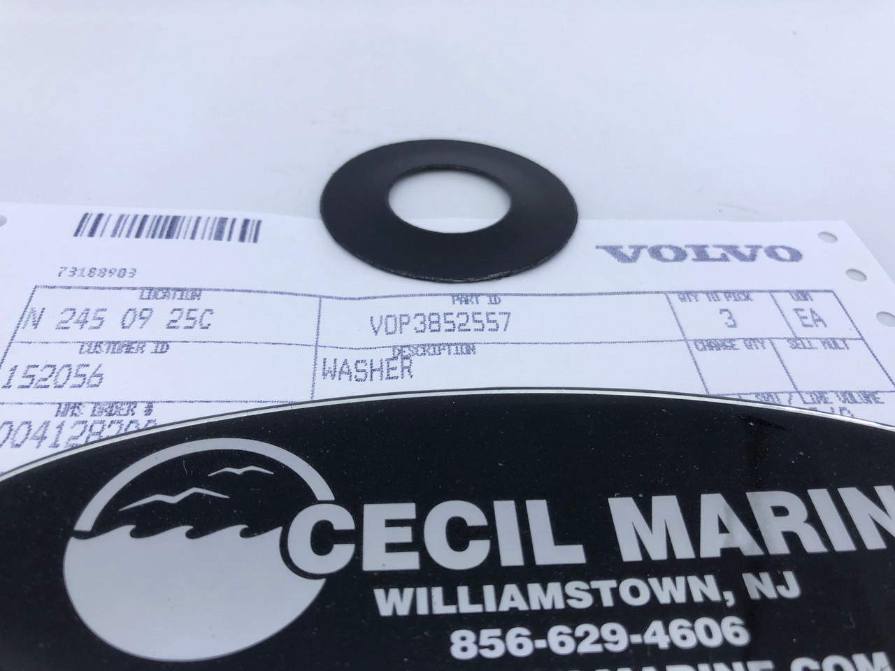 $7.99* GENUINE VOLVO WASHER 3852557 *In Stock & Ready To Ship