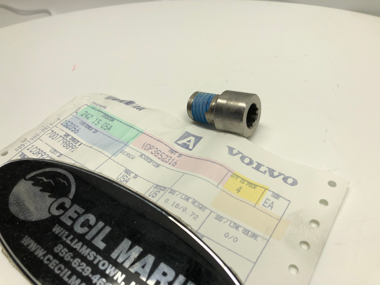 $44.99* GENUINE VOLVO no tax* SCREW 3852316 *In Stock & Ready To Ship!