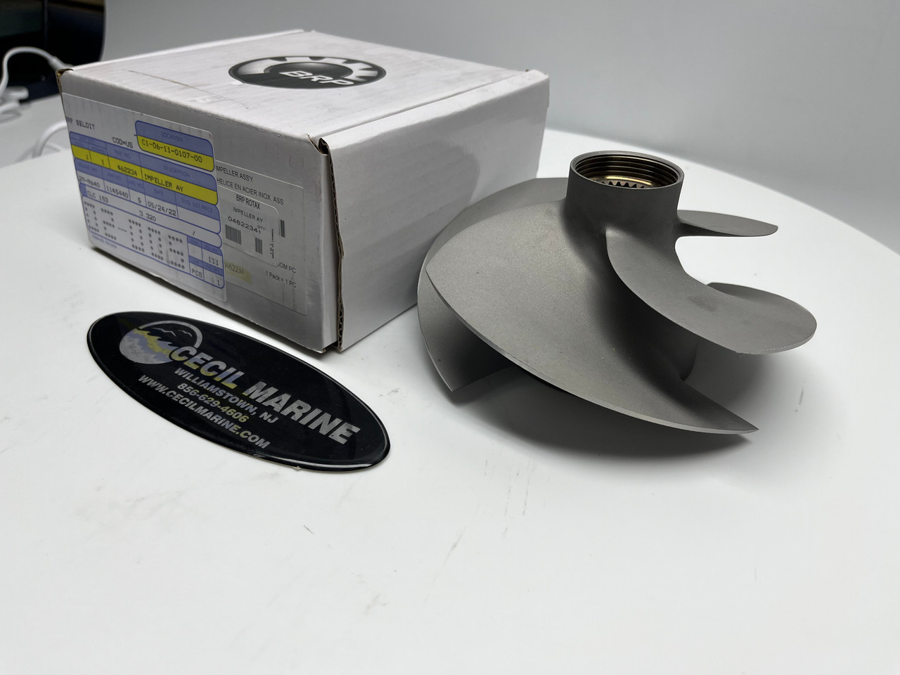 $399.99* GENUINE BRP no tax* PORT IMPELLER 200 HP. 21 TO 23FT.  BOAT 0462234 (BRP's old part number was 0460173 ) *In Stock & Ready To Ship!