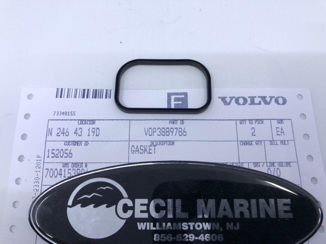 $7.99* GENUINE VOLVO GASKET 3889786 *In Stock & Ready To Ship