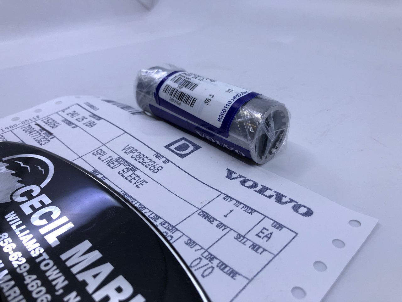 $78.99* GENUINE VOLVO no tax* SPLINED SLEEVE 3852268 *In Stock & Ready To Ship!