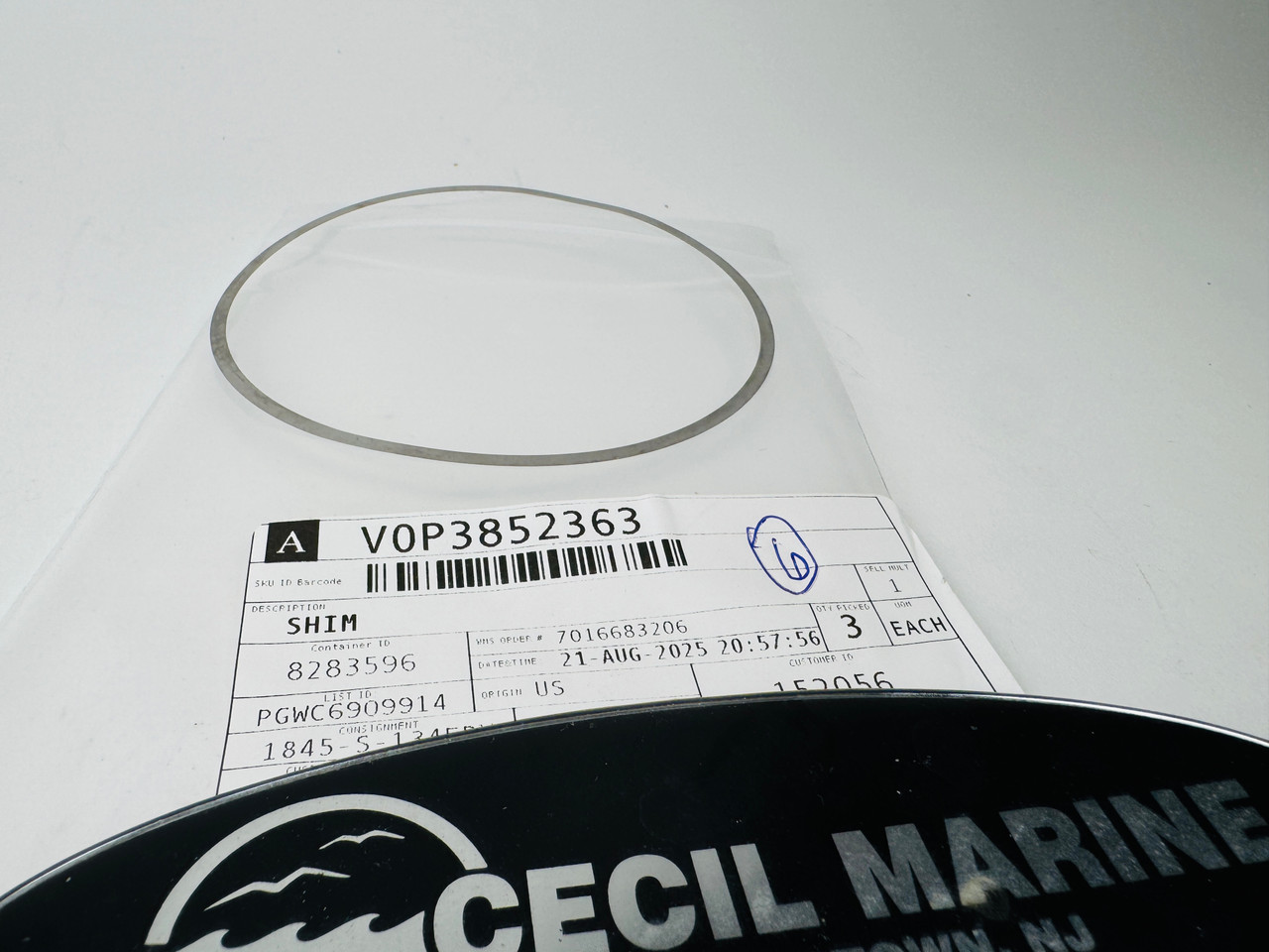 $9.99* GENUINE VOLVO SHIM TH=0.002" 3852363 *In Stock & Ready To Ship!