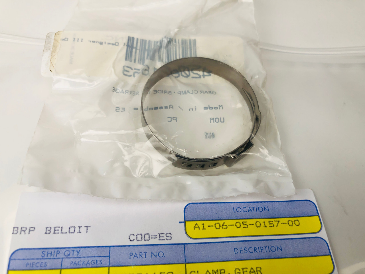 $9.99* GENUINE BRP CLAMP,GEAR 5851653  *In Stock & Ready To Ship!