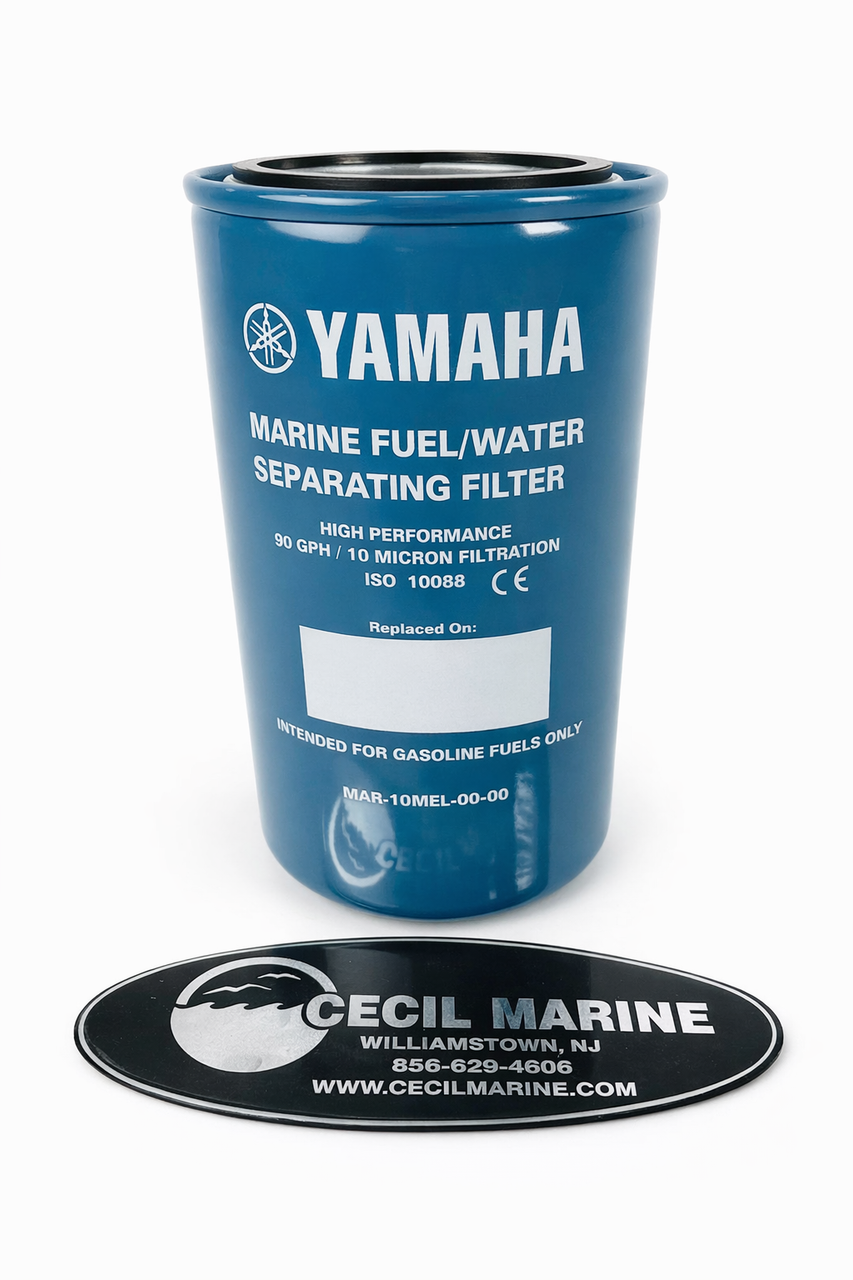 $22.99* GENUINE YAMAHA no tax* 10 MICRON FUEL FILTER / WATER SEPARATOR (Yamaha's previous part numbers were: ABA-FUELF-IL-TR, ABB-FUELF-IL-TR,  MAR-FUELF-IL-TR & MAR-10MEL-00-00) QB1-10MEL-10-00 *In Stock & Ready To Ship!