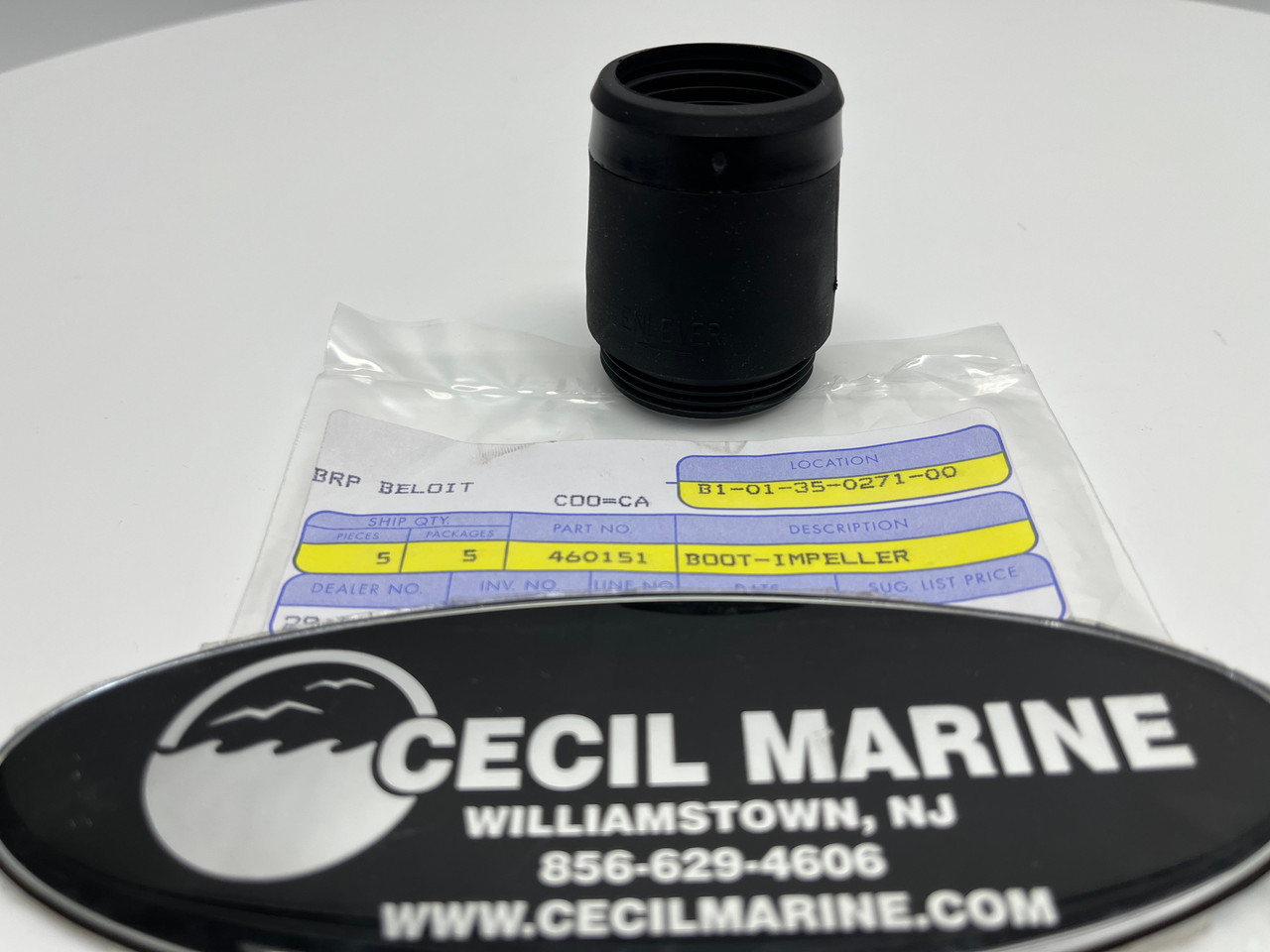 $19.99* GENUINE BRP BOOT-IMPELLER FOR 200'S, 250's & 300's 271002231 (BRP's previous part numbers were 0460151 & 0463252) (BRP's previous part number was 0460151)  *In Stock & Ready To Ship!