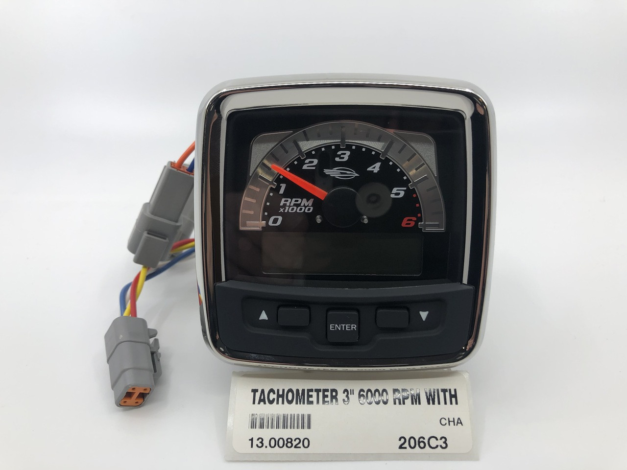 *This item is no longer available, and no alternative options are offered - TACHOMETER 3" 6000 RPM MERCRUISER  13.00820  (Chaparral's previous part numbers were 781194SDFB & 780899SDFB) *