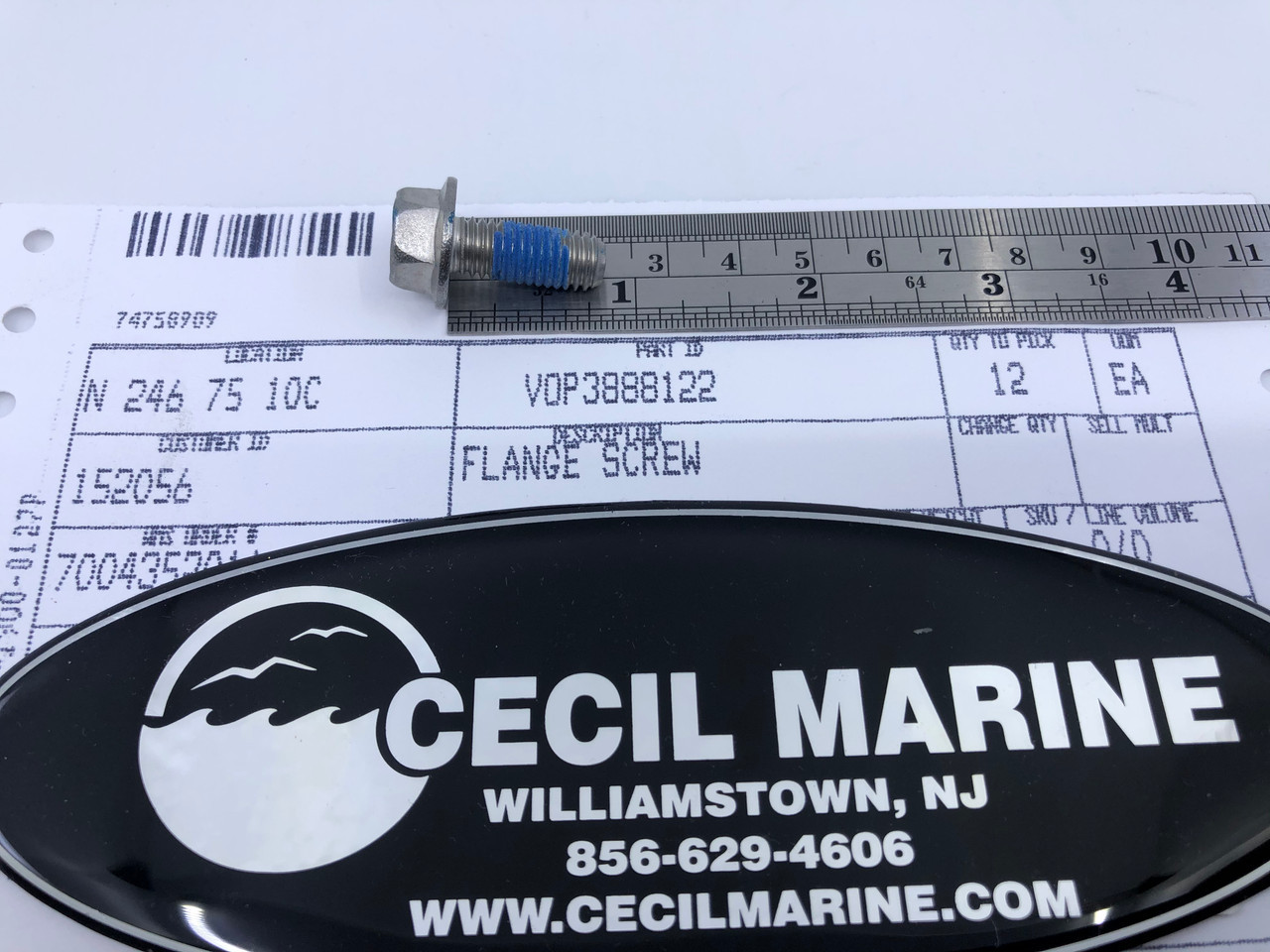 $3.99* GENUINE VOLVO FLANGE SCREW 3888122-1 *In Stock & Ready To Ship!