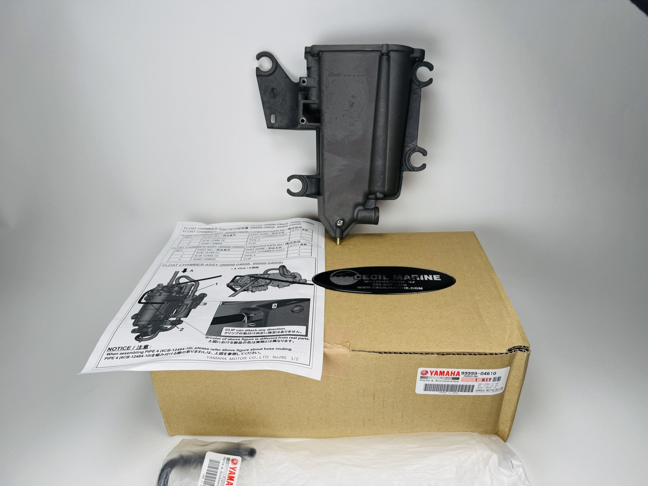 $549.99* GENUINE YAMAHA no tax* VST BODY, FLOAT CHAMBER 99999-04610-00  (Yamaha's previous part number was 6CB-14181-01-00) *In Stock & Ready To Ship!