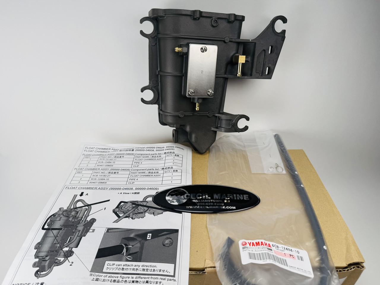 $549.99* GENUINE YAMAHA no tax* VST BODY, FLOAT CHAMBER 99999-04610-00  (Yamaha's previous part number was 6CB-14181-01-00) *In Stock & Ready To Ship!