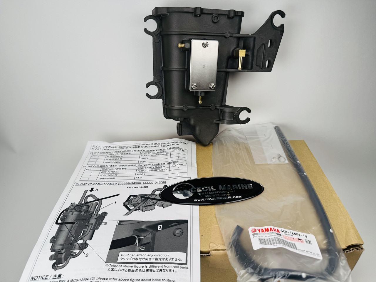 $549.99* GENUINE YAMAHA no tax* VST BODY, FLOAT CHAMBER 99999-04610-00  (Yamaha's previous part number was 6CB-14181-01-00) *In Stock & Ready To Ship!