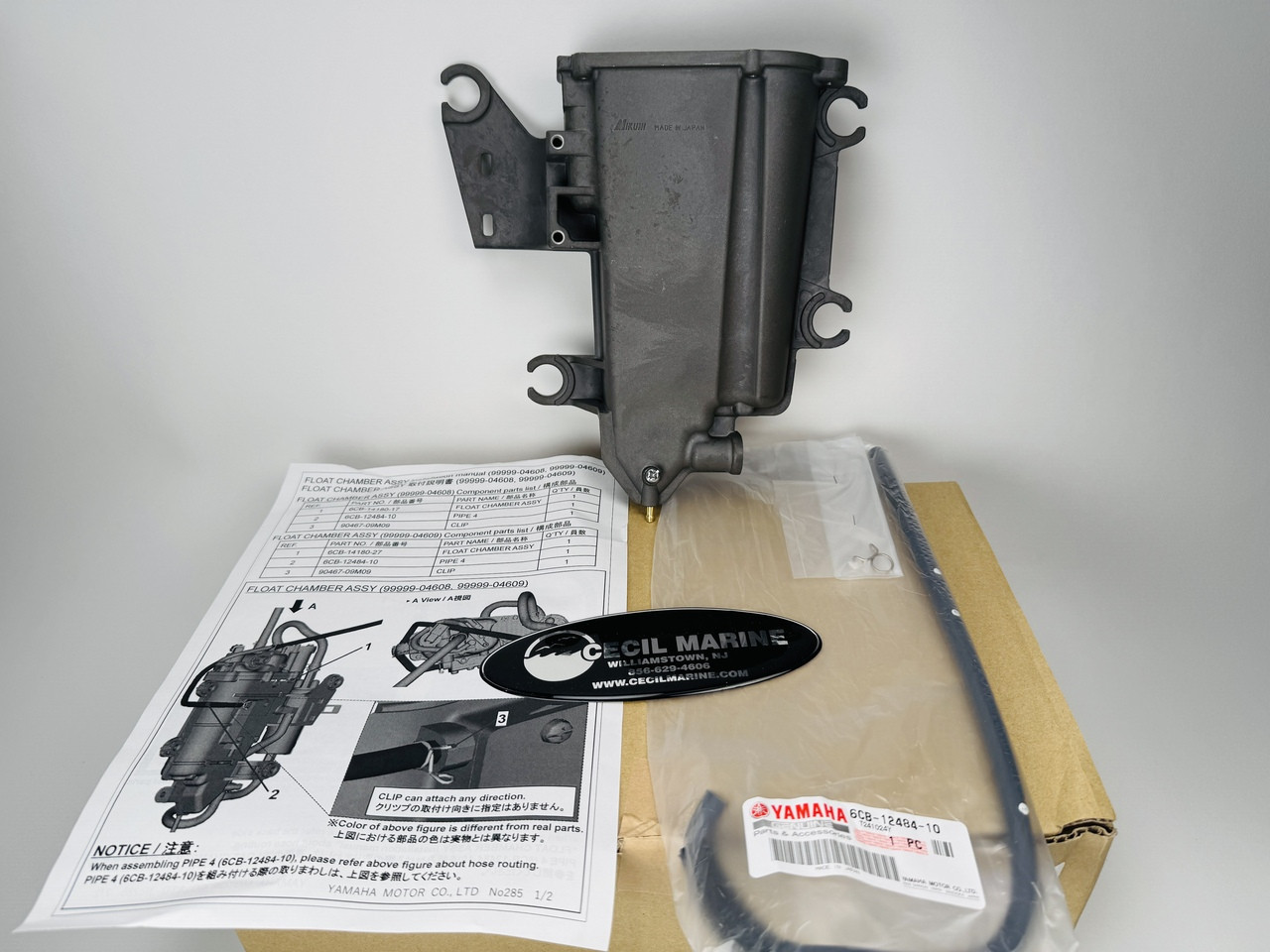 $549.99* GENUINE YAMAHA no tax* VST BODY, FLOAT CHAMBER 99999-04610-00  (Yamaha's previous part number was 6CB-14181-01-00) *In Stock & Ready To Ship!