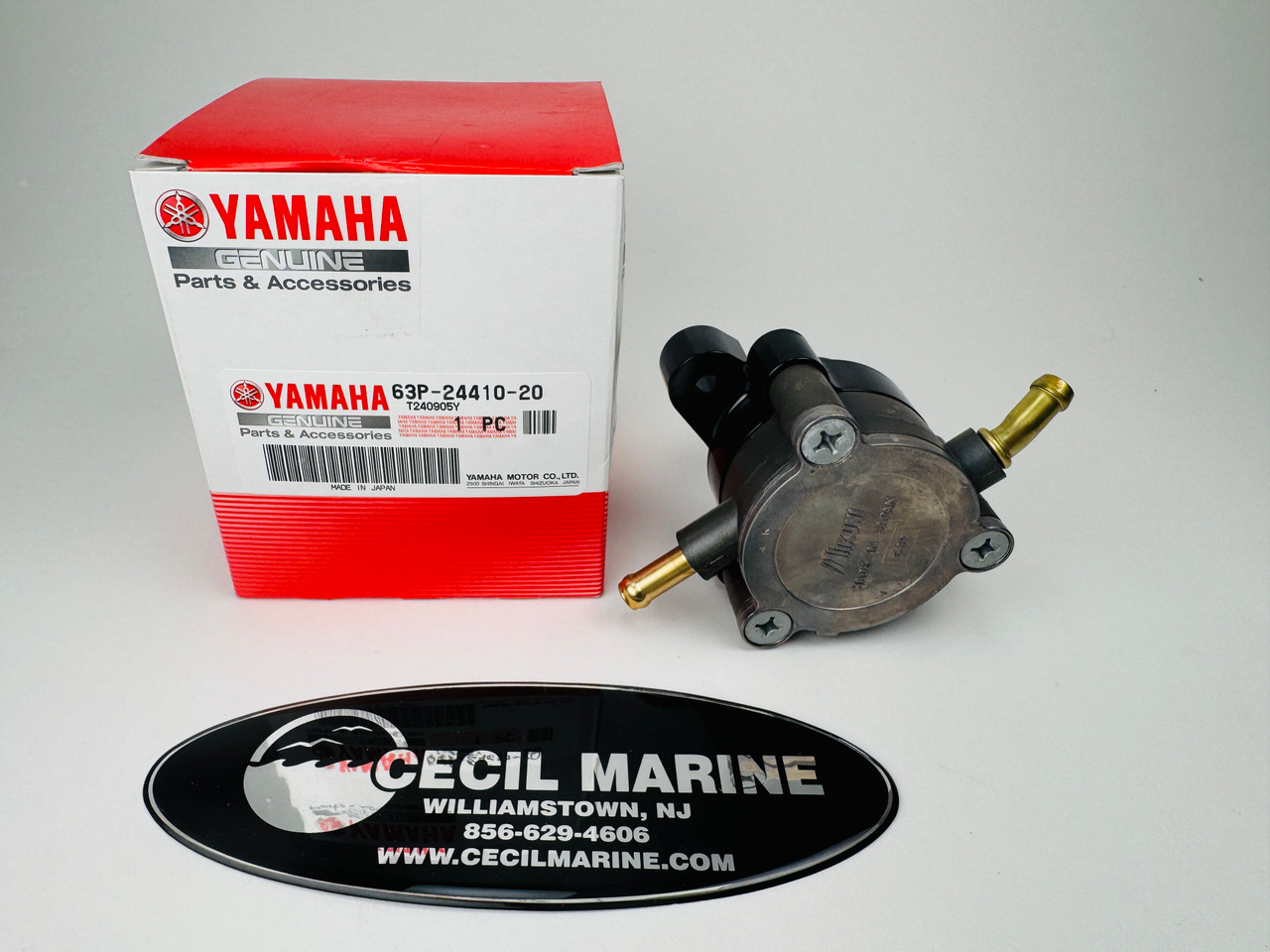 $219.99* GENUINE YAMAHA no tax* FUEL PUMP ASSY. 63P-24410-20-00  (Yamaha's previous part numbers were 63P-24410-00-00, 63P-24410-10-00) *In Stock & Ready To Ship!