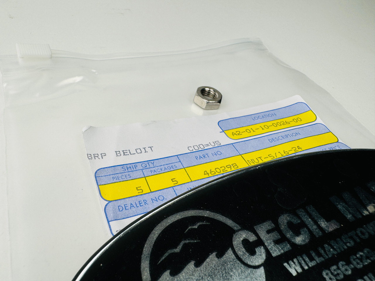 $6.99* GENUINE BRP no tax* NUT 460298  *In Stock & Ready To Ship!