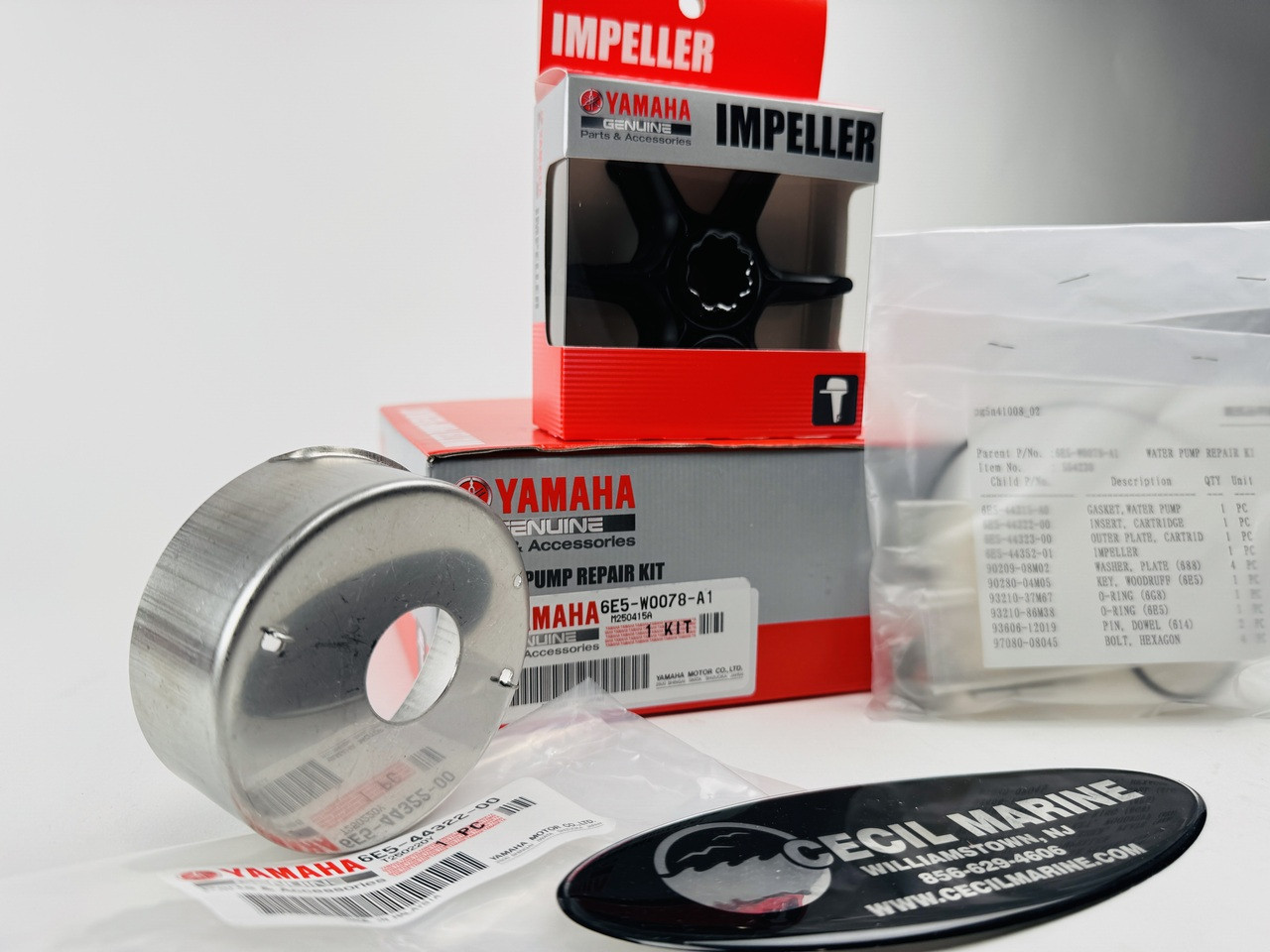 $79.99* GENUINE YAMAHA no tax* WATER PUMP REPAIR KIT 6E5-W0078-A1-00 *In Stock & Ready To Ship!