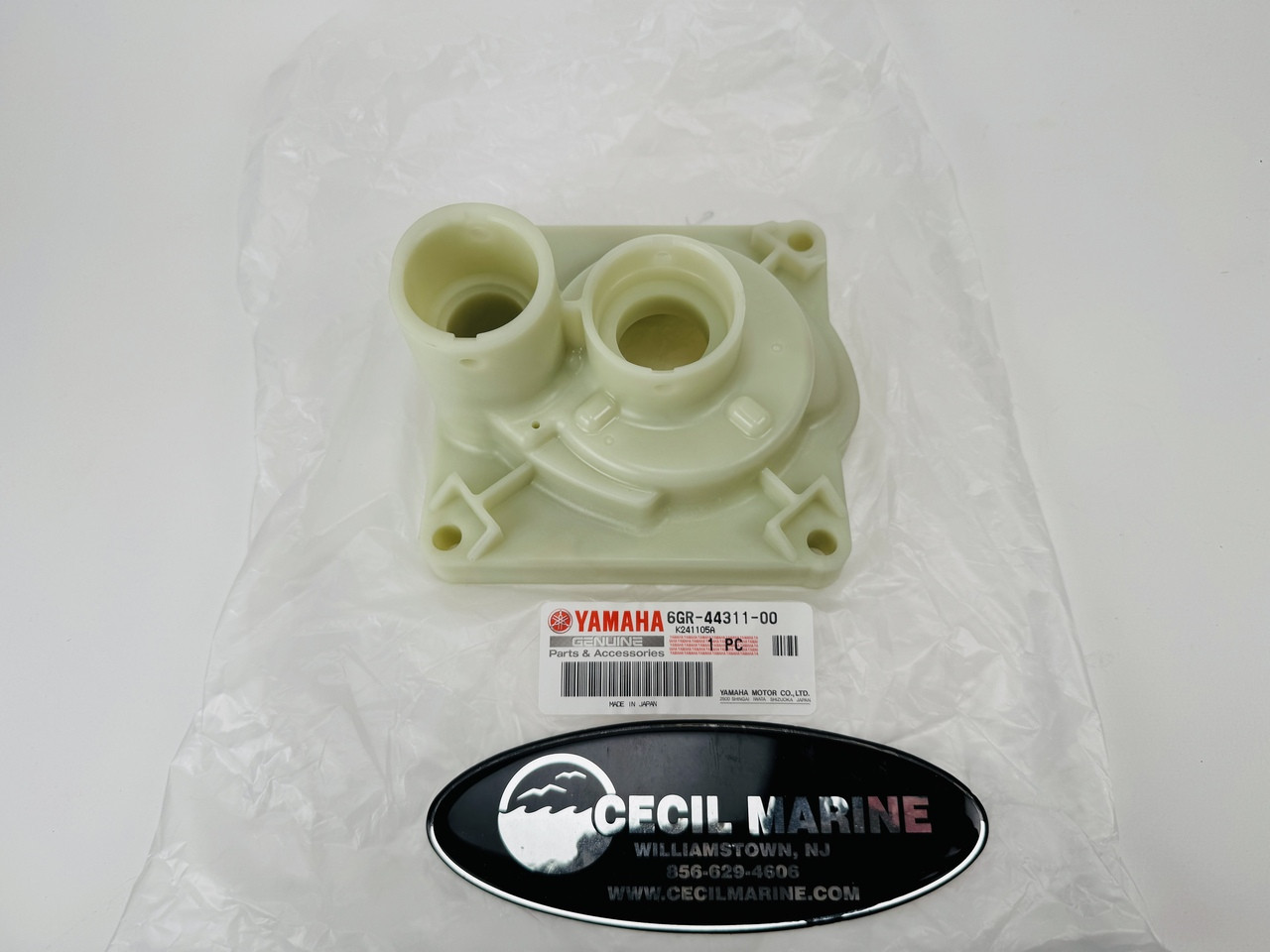 $38.99* GENUINE YAMAHA no tax* HOUSING, WATER PUMP 6GR-44311-00-00 *In Stock & Ready To Ship!