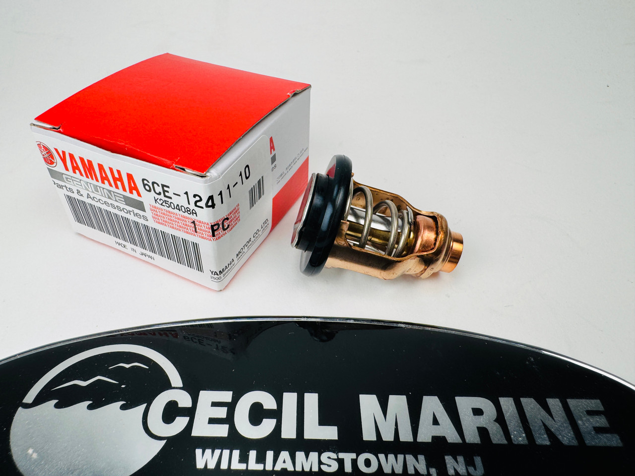 $39.99* GENUINE YAMAHA no tax* THERMOSTAT 6CE-12411-10-00 *In Stock & Ready To Ship!