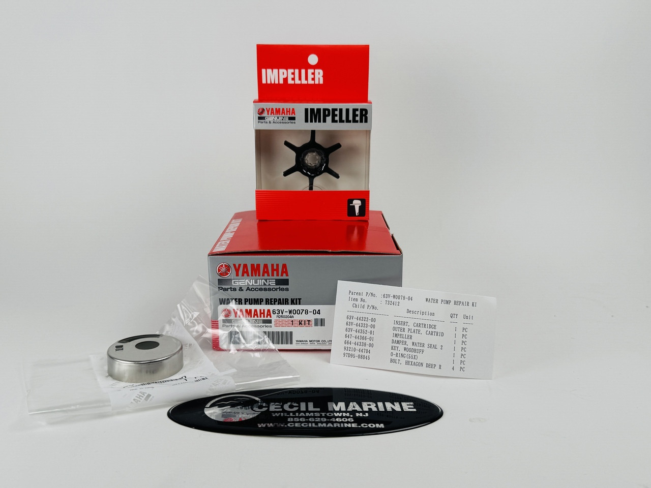 $17.99* GENUINE YAMAHA no tax* WATER PUMP REPAIR KIT 63V-W0078-04-00 *In Stock & Ready To Ship