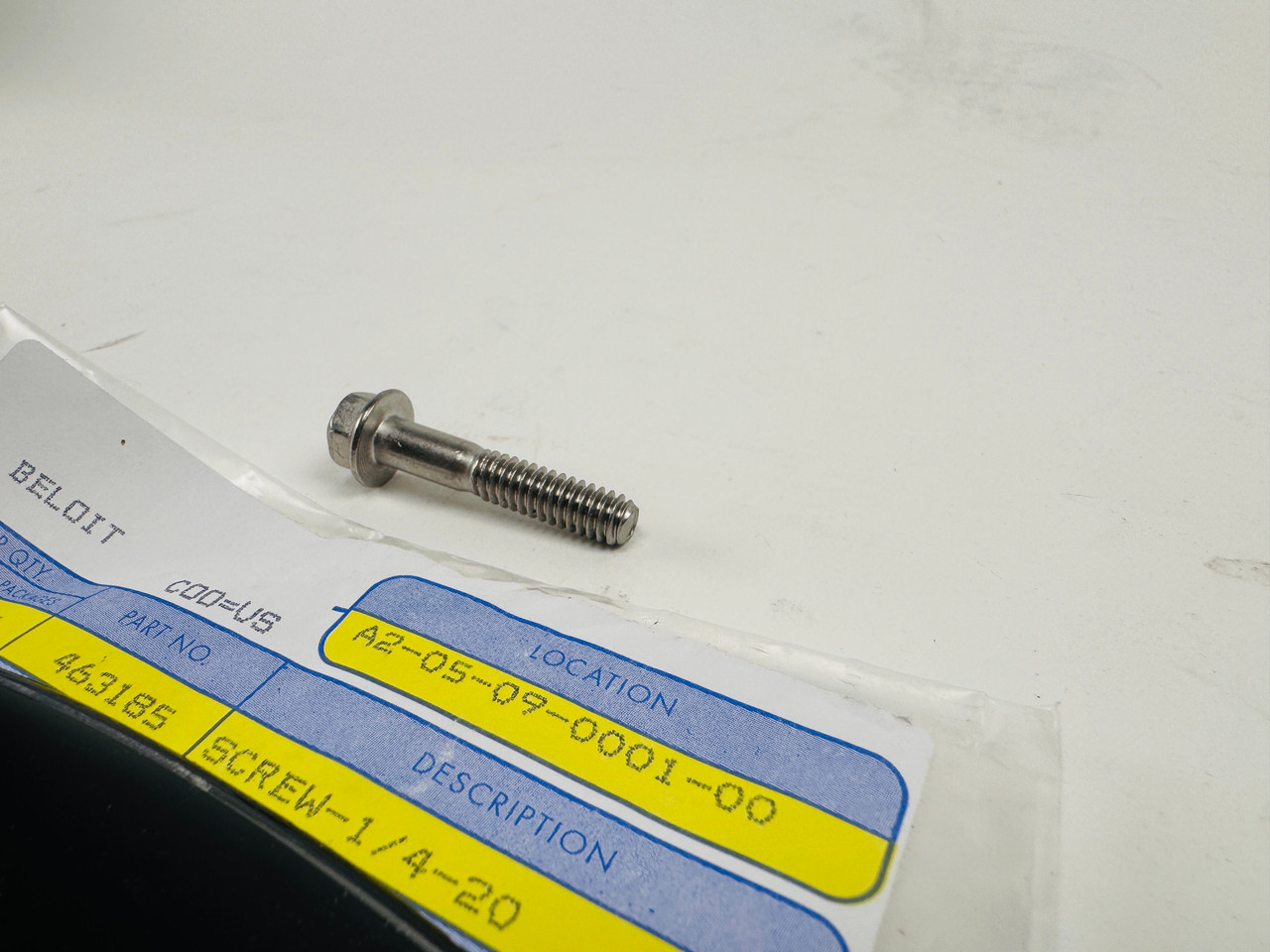 GENUINE BRP SCREW- 1/4 -20 0463185 *In Stock & Ready To Ship!