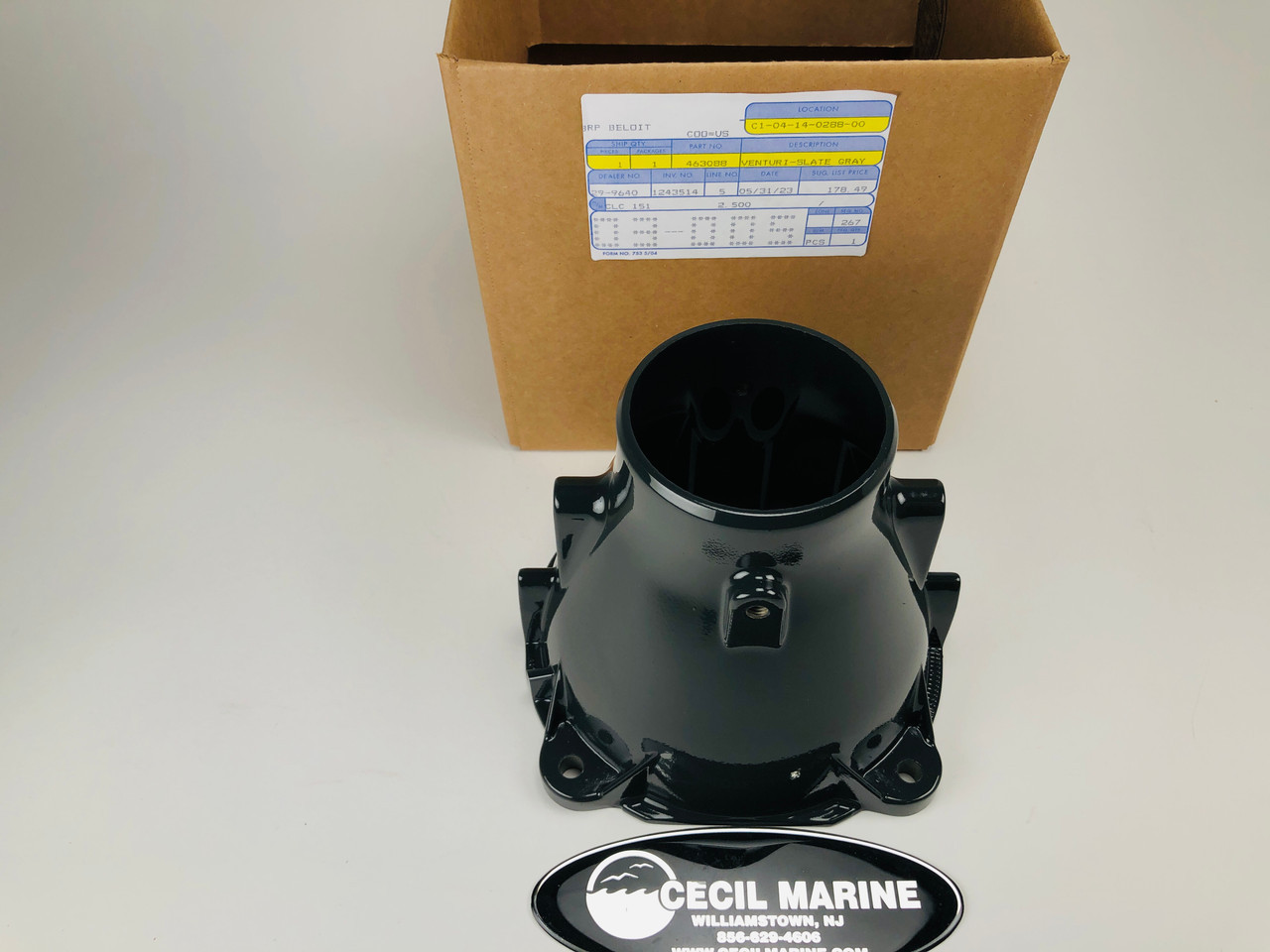 $210.99* GENUINE BRP no tax* JET PUMP VENTURI-SLATE GRAY 423463088 (BRP's previous part numbers were 0462124 & 0463088) *In Stock & Ready To Ship!