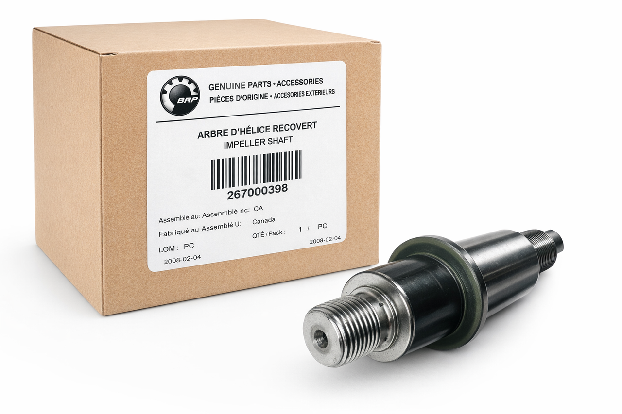 $111.99* GENUINE BRP no tax*  267000388 IMPELLER SHAFT  *In Stock & Ready To Ship!