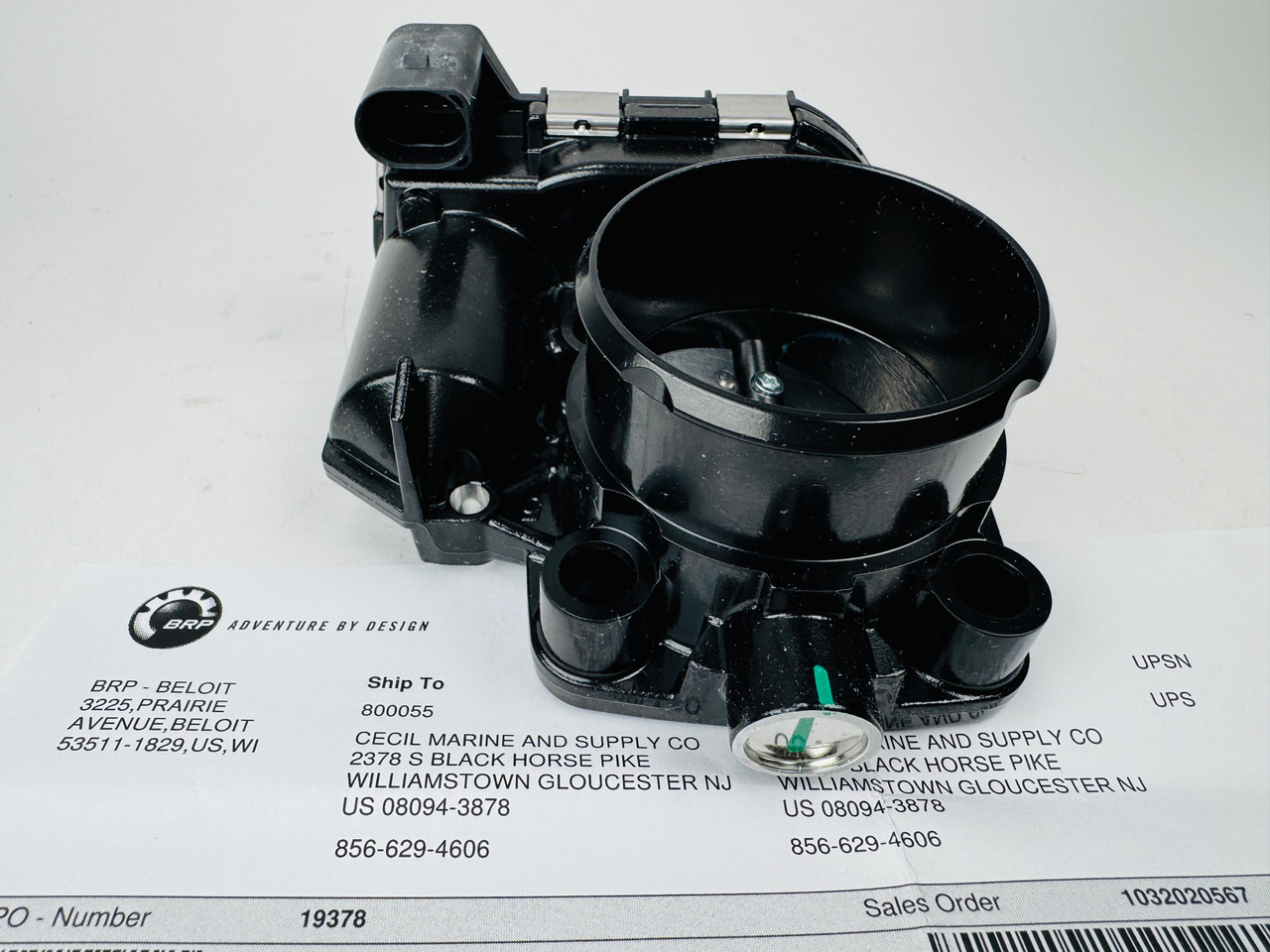 GENUINE BRP no tax* 420892592 THROTTLE BODY SOCKET ASSY.1503 HO ETC (BRP's previous part number was 5892592)  *THIS IS A SPECIAL ORDER, 10-14 DAY DELIVERY