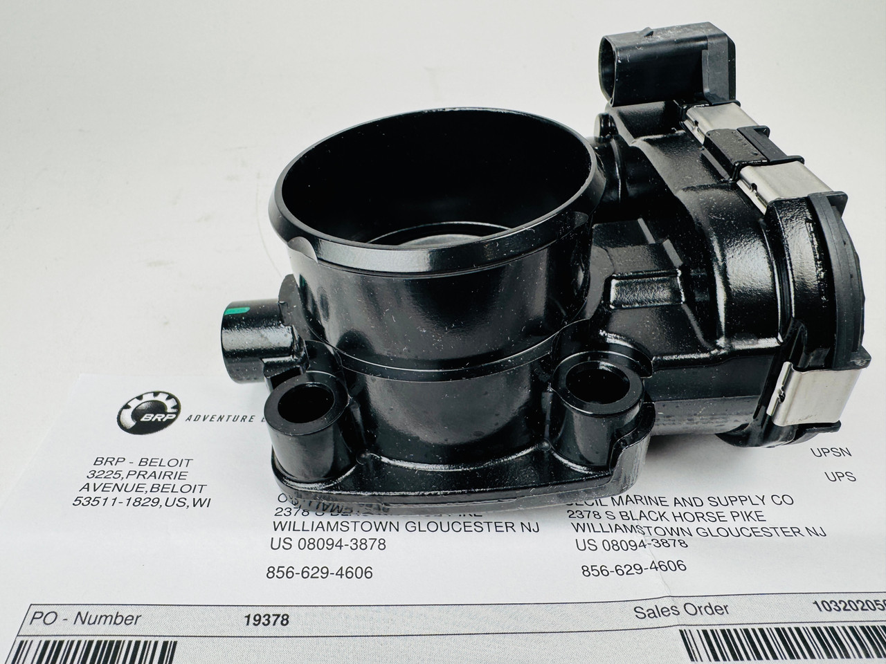 GENUINE BRP no tax* 420892592 THROTTLE BODY SOCKET ASSY.1503 HO ETC (BRP's previous part number was 5892592)  *THIS IS A SPECIAL ORDER, 10-14 DAY DELIVERY