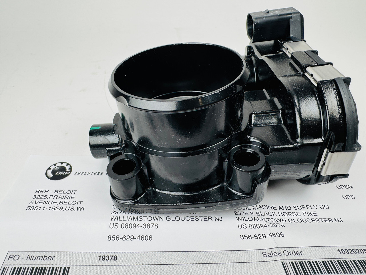 GENUINE BRP no tax* 420892592 THROTTLE BODY SOCKET ASSY.1503 HO ETC (BRP's previous part number was 5892592)  *THIS IS A SPECIAL ORDER, 10-14 DAY DELIVERY