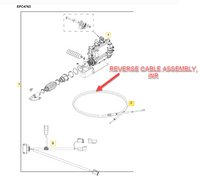 $115.99* GENUINE BRP no tax* 114" REVERSE CABLE ASSEMBLY, iNR 423463076 (BRP's previous part number was 0463076) *In Stock & Ready To Ship!