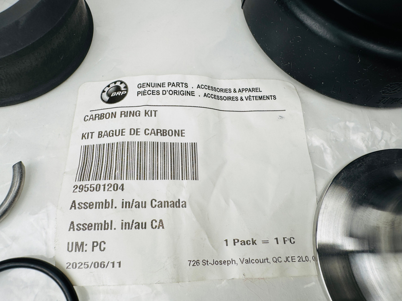 $78.99* GENUINE BRP no tax* 295501204 CARBON RING KIT (BRP's previous part numbers were 0465105 & 0461969) *In Stock & Ready To Ship!