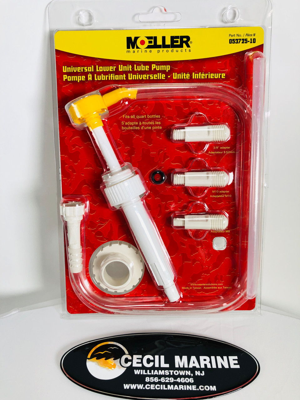 VOLVO PENTA OUTDRIVE OIL PUMP FOR QUARTS & GALLONS CONTAINERS