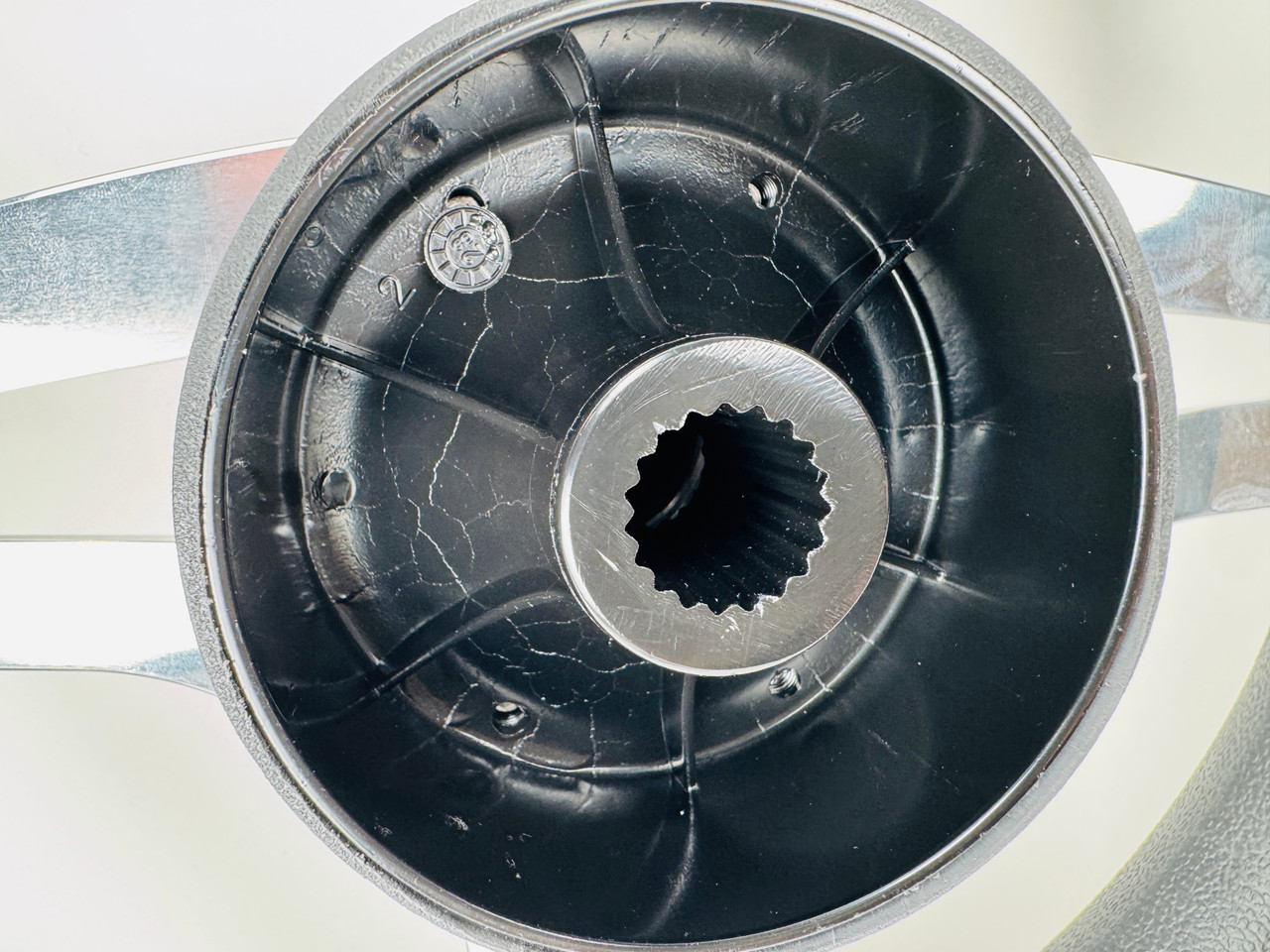 CHAPARRAL SPLINED STEERING WHEEL BLACK 43.00231  *In Stock & Ready To Ship!