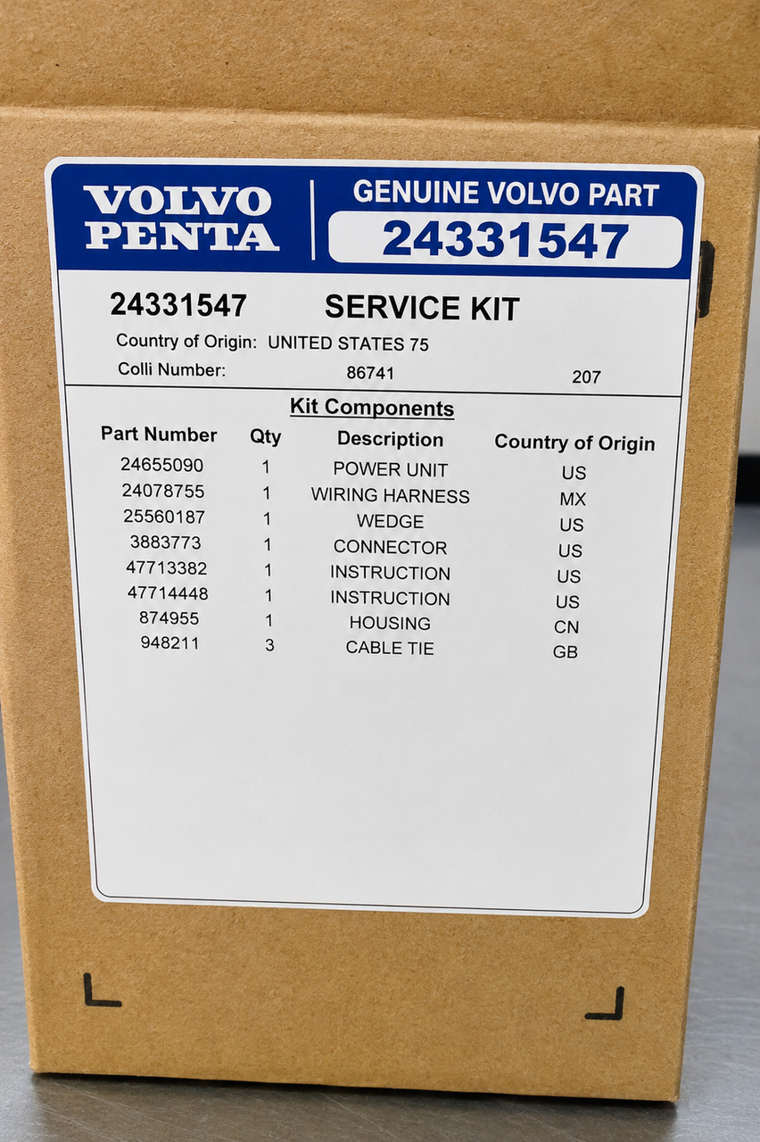 $1759.99* GENUINE VOLVO no tax* TRIM PUMP SERVICE KIT 24331547 (Volvo's previous part numbers were 3848796, 21573834, 21945915 & 24651980) a signature is required for delivery *In Stock & Ready To Ship!