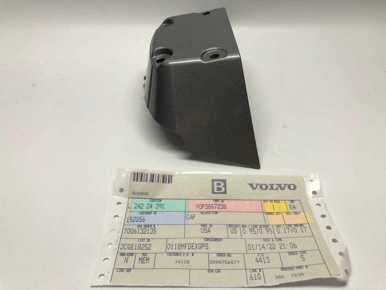 $249.99* GENUINE VOLVO no tax* CAP 3857238 *In Stock & Ready To Ship!