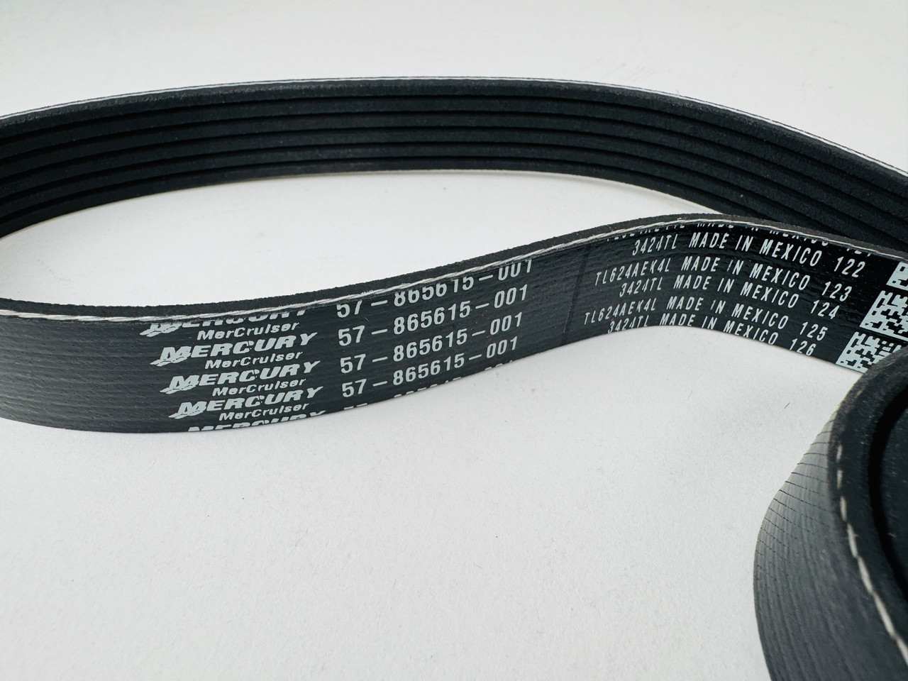 $79.99* GENUINE MERCRUISER, MERCURY & QUICKSILVER  no tax* BELT-SERPENTINE 57-865615Q01  *In Stock & Ready To Ship!
