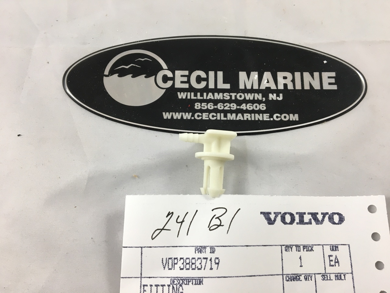 $19.99*  GENUINE VOLVO SPEED-O FITTING 3883719 *In Stock & Ready To Ship!