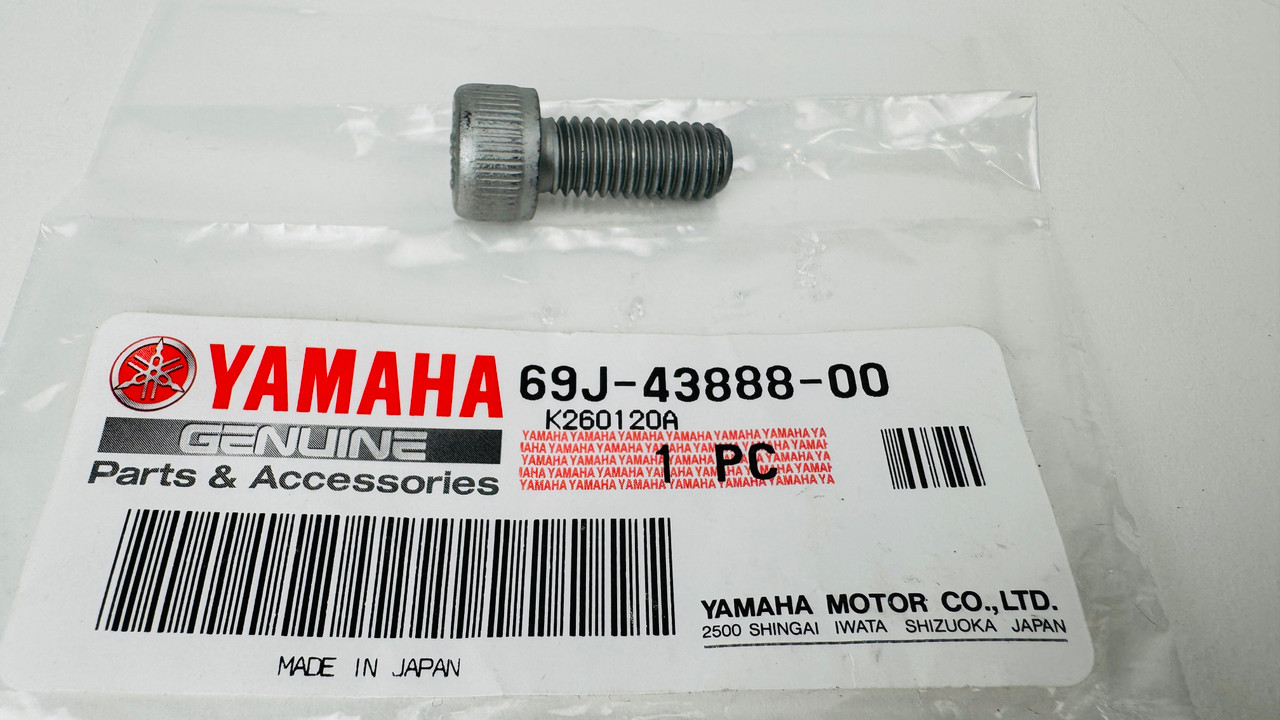 $7.99* GENUINE YAMAHA no tax* "BOLT, SOCKET" 69J-43888-00-00 *In Stock & Ready To Ship!