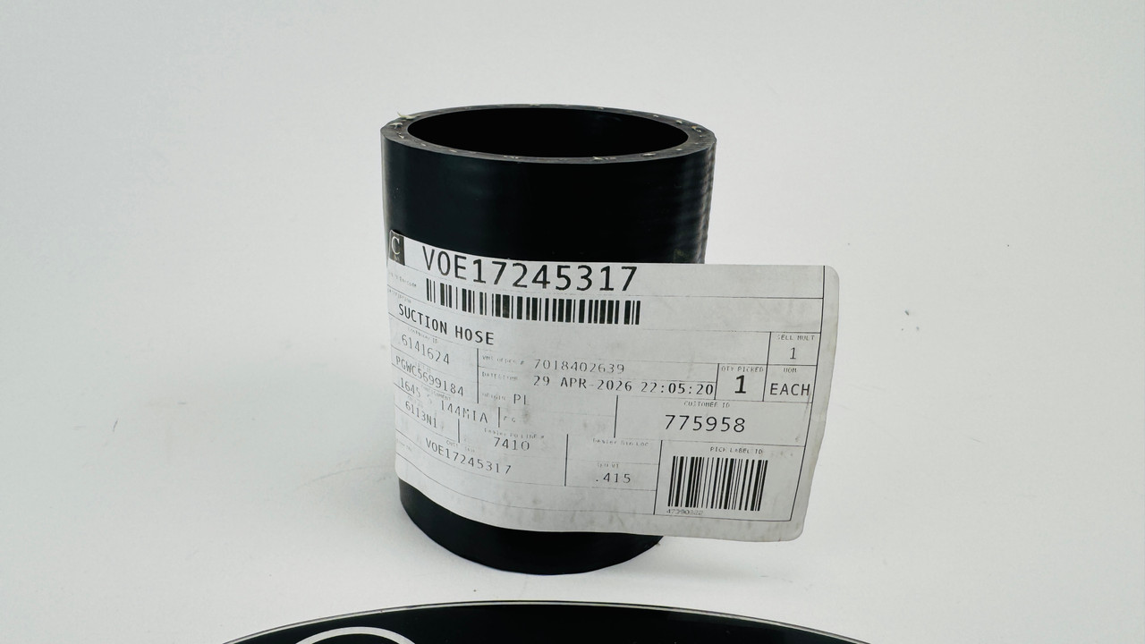$14.99* GENUINE VOLVO no tax*  HOSE SUCTION 17245317 *In Stock & Ready To Ship!