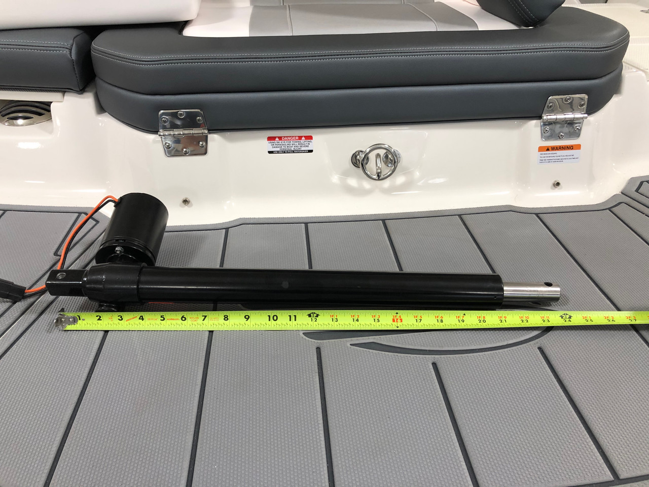ENGINE HATCH LIFT ACTUATOR  23 1/4" Retracted 38 1/2" Extended Hole To Hole C-15-25.250  *In Stock & Ready To Ship!