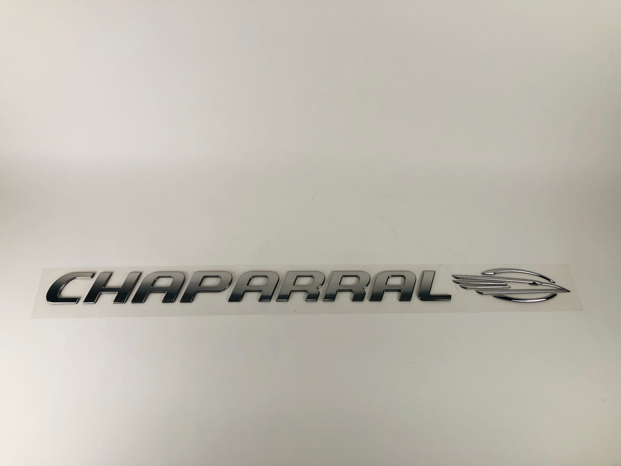 CHAPARRAL LOGO WITH SMALL BIRD HEAD 30" X 2" SOLD AS A COMPLETE NAME FOR 1 SIDE OF YOUR BOAT  (Sorry Individual Letters are not available)  *In Stock & Ready To Ship!