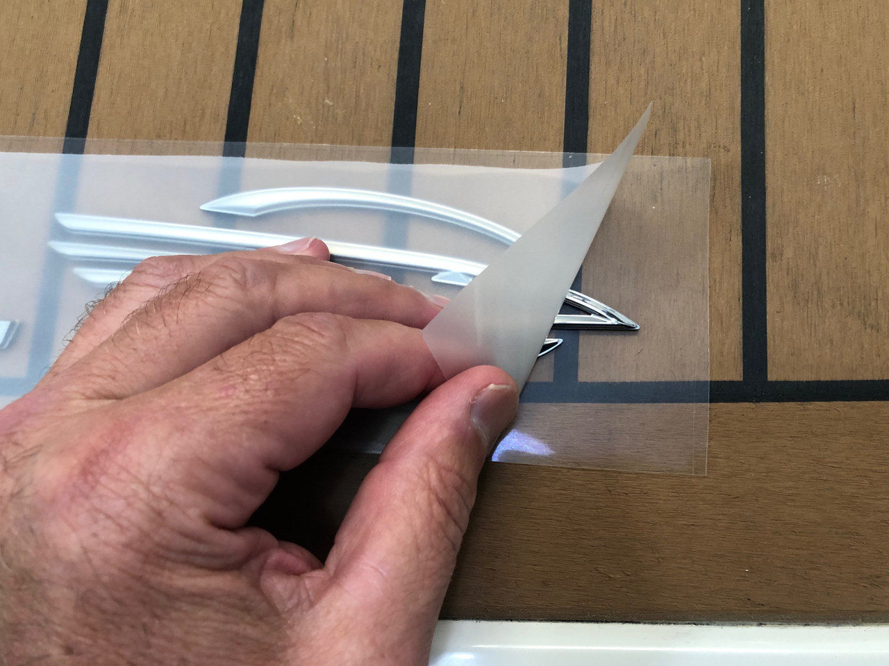 CHAPARRAL LOGO WITH SMALL BIRD HEAD 30" X 2" SOLD AS A COMPLETE NAME FOR 1 SIDE OF YOUR BOAT  (Sorry Individual Letters are not available)  *In Stock & Ready To Ship!