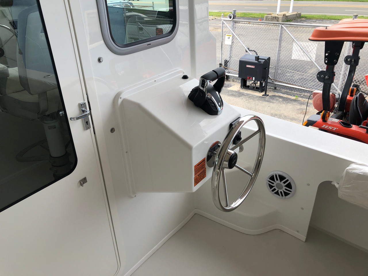 GENUINE PARKER (IN BRIGHTWHITE) FIBERGLASS BULKHEAD SECOND STATION 17 3/4" Wide  21" High *In Stock & Ready To Ship!