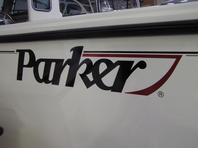 USE PARKER'S NEW STYLE LOGO PART NUMBER 122219 -  PARKER LOGO - LARGE DECAL *  31"L X 6 3/4"H *In Stock & Ready To Ship!
